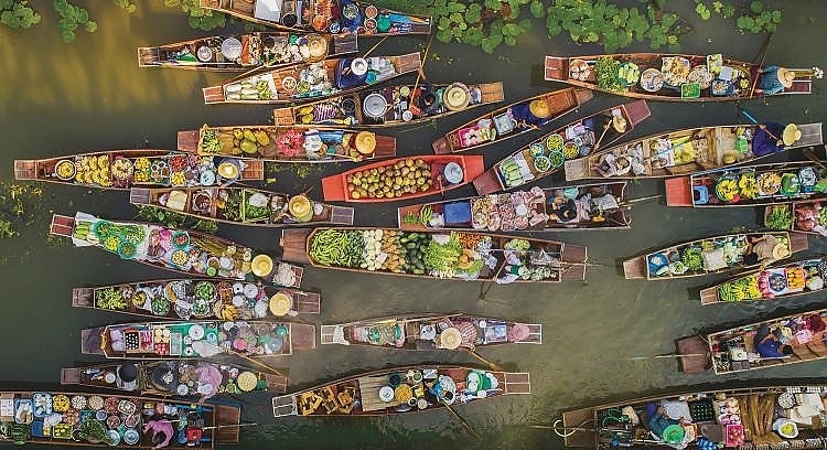 Samut Songkhram-Tha Kha Floating Market