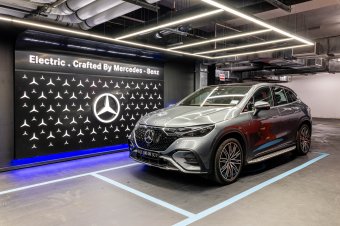 Mercedes-Benz charging station at Marriott Hotel, Penang