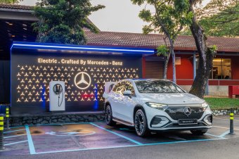 Mercedes-Benz charging station at Saujana Golf & Country Club