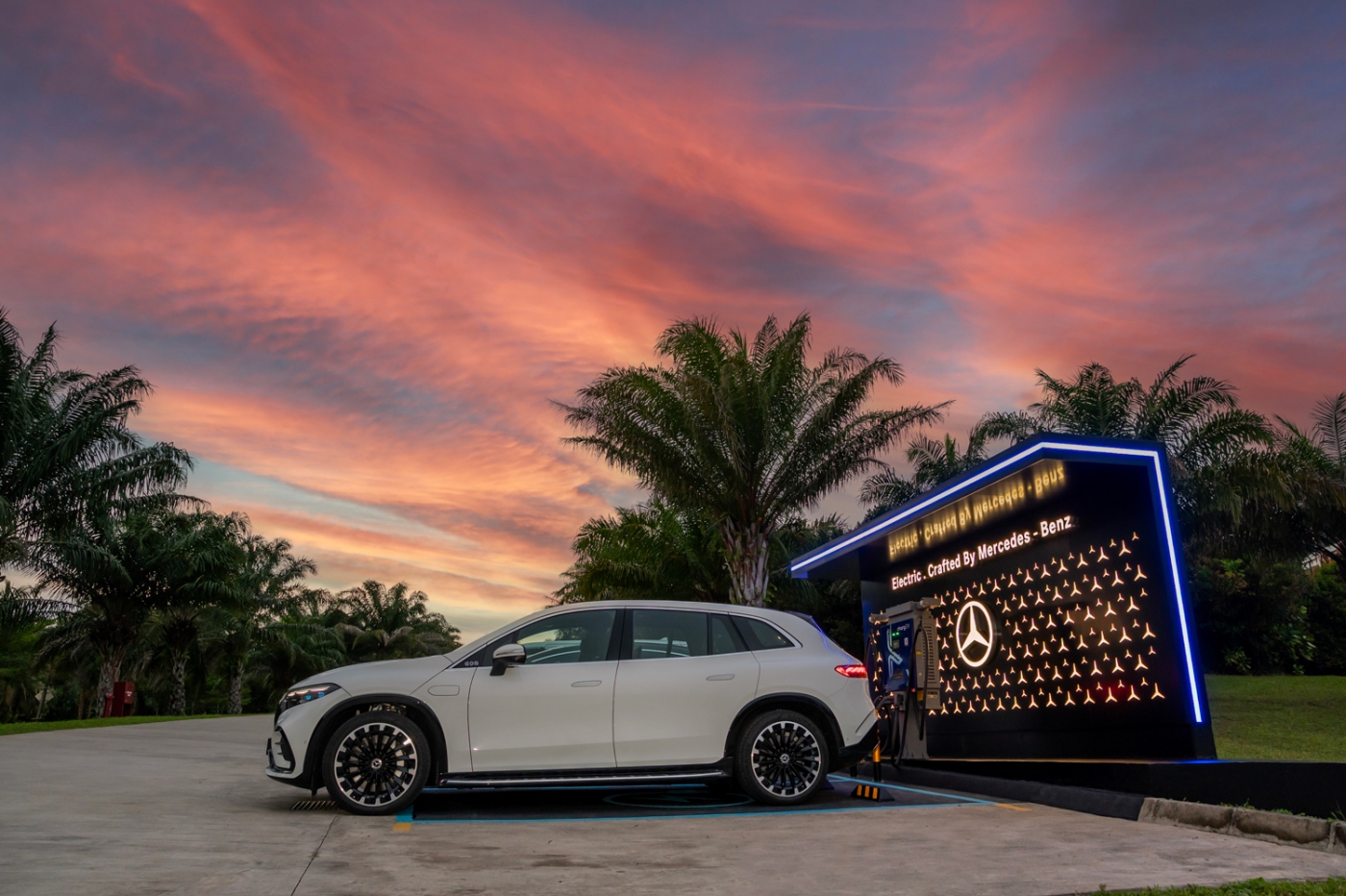 Mercedes-Benz charging station at Anantara Desaru Coast Resort & Villas, Johor