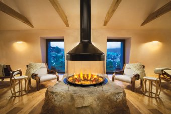 Spa Fireplace